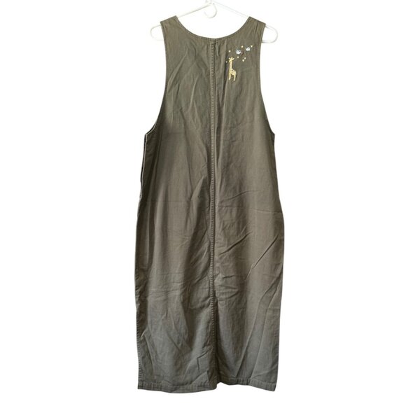Christopher & Banks Olive Green Midi Dress - Picture 2 of 13
